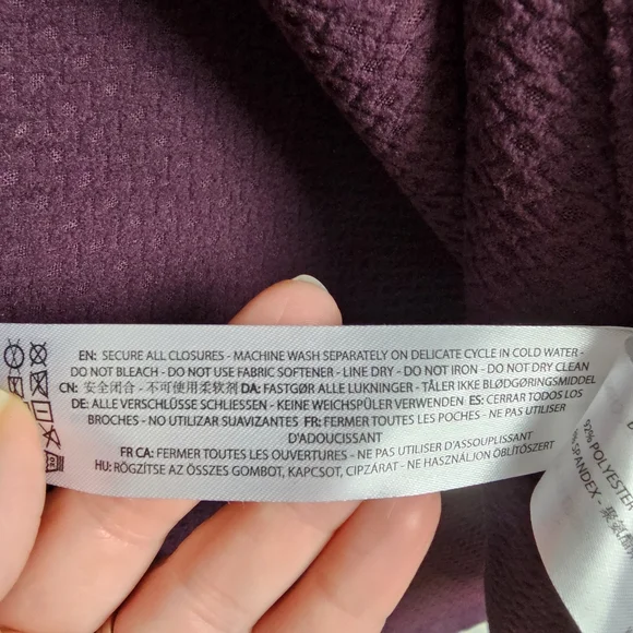 Ariat Women's New Team Softshell Jacket - Mulberry Heather - XXL - Picture 15 of 16